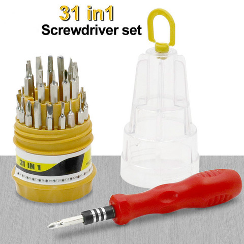 31 In 1 Screwdriver Set Precision Phone Computer Camera Slotted Phillips Screwdriver Tools Hex Screw Driver Hand Tools ► Photo 1/5