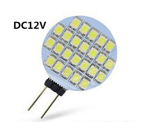 Mirror front light LED G4 12v Disc shaped DC12V G4 Round 12V LED pie shape G4 circle flat plate 12V G4 Double needles ROUND g4 ► Photo 1/5