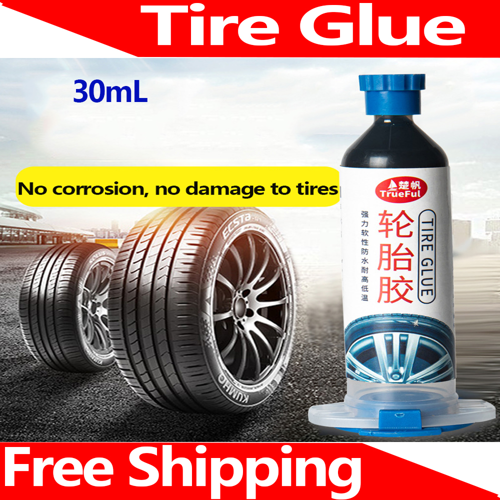 New Mighty Tire Repair Glue Adhesives Sealers Super Caulk Car Rubber Repair  Tire Glue Window Speaker Seal Tire Repair Glue Caulk 