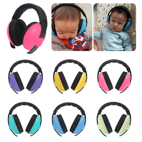 Baby Noise Reduction Headphones Kids Ear Muffs Loud Cancelling Hearing Safety for Children up to 0-3 Years Old ► Photo 1/6