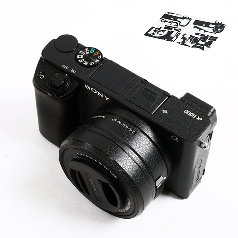 Anti-Scratch Camera Body Film Kit for SONY A6000 A6300 A6400 RX100 M3 M4 M5 M6 M7 RX100V RX100III 3M sticker Leather Texture ► Photo 1/6