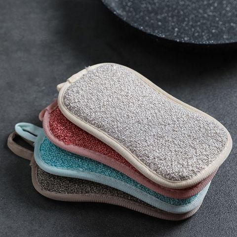 Magic Fiber Anti-grease Dish Cloth Washing Towel Kitchen Household Scouring Pad Cleaning Rags Accessories for Home ► Photo 1/6