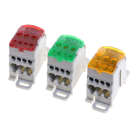 UKK80A UKK125A UKK160A UKK250A UKK400A UKK500A Connector ukk-80a Terminal Block 1 In Many Out Din Rail Distribution Box ukk-80a ► Photo 1/6