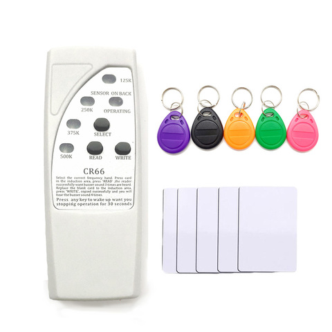 Handheld RFID Card Reader Writer 125KHz Copier Cloner Duplicator ID Tags   EM4305 T5577 RFID Tag Key Card Keyfob ► Photo 1/6