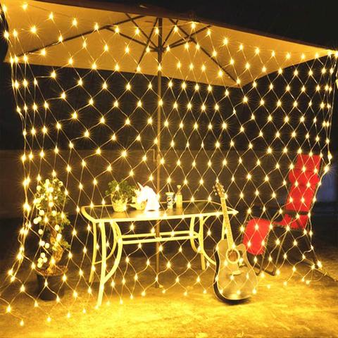 Led Net Mesh String Light Home Garden Wall TV Background Decor  1.5x1.5/3x2/6x4M Fairy Starry Wedding outdoor Party Garland Lamp - Price  history & Review, AliExpress Seller - Lighting me Store