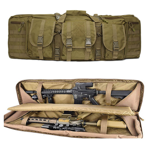 91cm Tactical Airsoft Rifle Gun Bag Case Military Molle Backpack Double Rifle Assault Bag Outdoor Shooting Hunting Accessories ► Photo 1/6