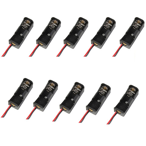 10PCS Battery Case 23A /A23 Battery 12V Clip Holder Box Case Black With 2-Wired quality 12V 23A MN21 MS21 Battery Case In Stock ► Photo 1/4