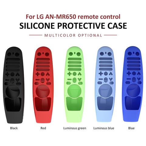 Soft Remote Control Protective Case Cover Luminous Silicone Protection Sleeve for LG TV Remote Control AN-MR600 AN-MR18BA ► Photo 1/6