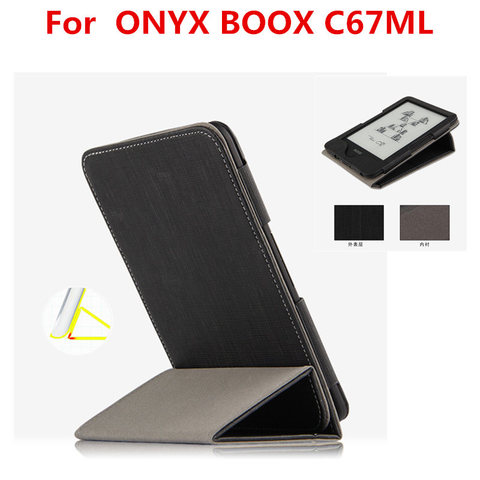 Protective PU Leather Case  for Onyx Boox C67ML Magellan/Caesar/Darwin/James Cook/Vasco da Gama 6 5 4 3 2 6 inch Reader Cover ► Photo 1/1