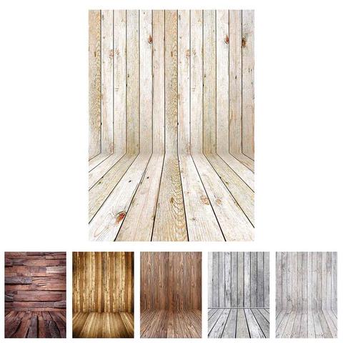 Wooden Wall Floor Photographic Backgrounds Children Baby Vinyl Cloth Photo Backdrops for Photo Studio Fundo Fotografia ► Photo 1/6