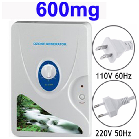 droshipping 600mg Ozone Generator Ozonator Wheel Timer Air Purifiers Oil Vegetable Meat Fresh Purify Air Water o3 Ozonizer ► Photo 1/6