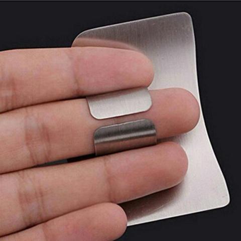 1Pc Finger Hand Protector Guard Stainless Steel Kitchen Knife Cut Safe Vegetable Cutting Hand Guard Kitchen Tool Gadgets ► Photo 1/6