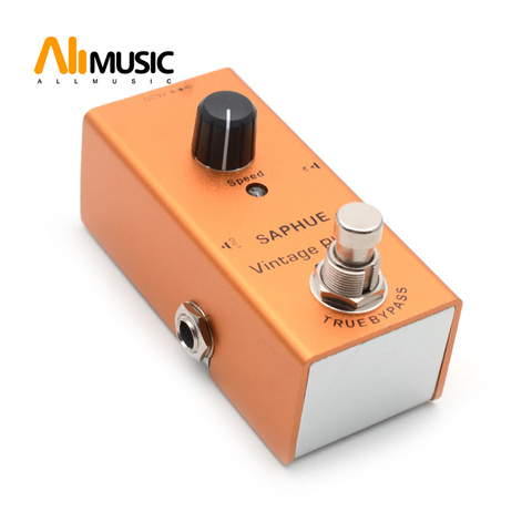 SAPHUE Electric Guitar Vintage Phase Pedal Speed Knob Effect Pedal Mini Single Type DC 9V True Bypass ► Photo 1/6