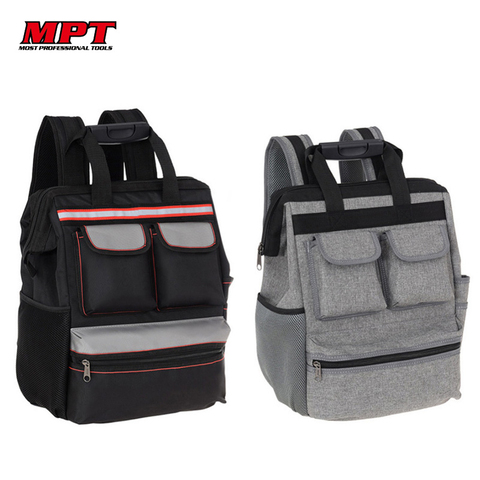 MPT Shoulder Tool Bag Backpack Elevator Repair Belt Hardware Kit Organizer Oxford Cloth Canvas Travel Bags Electrician Work Bag ► Photo 1/6