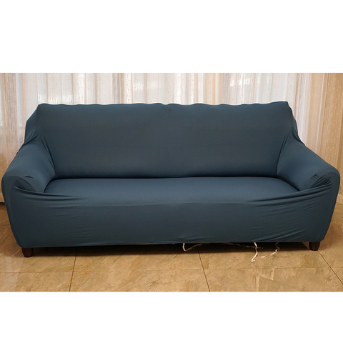 Solid Color Sofa Cover Big Elasticity Stretch Couch Cover Loveseat Sofa Corner Sofa Towel Furniture Cover 1/2/3/4 Seater ► Photo 1/1