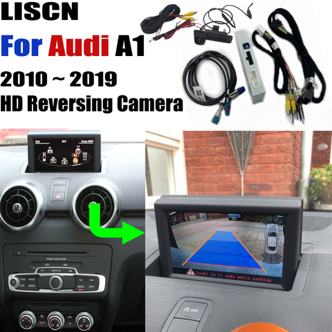 car rear camera For Audi A1 8X 2010 ~ 2022 backup Camera Interface Original Screen upgrade Decoder Reversing camera DVR ► Photo 1/6