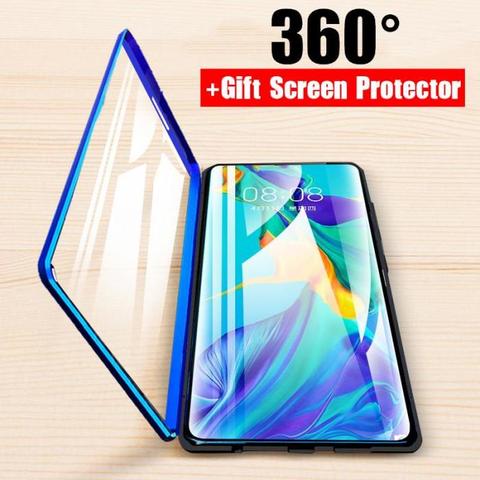 360 Full Double Protection Case For OPPO Realme C3 C11 5i 5S 6i A5 A9 A52 A72 A92 A31 2022 A3S A7 A8 A83 A1 A1K Anti-knock Cover ► Photo 1/6