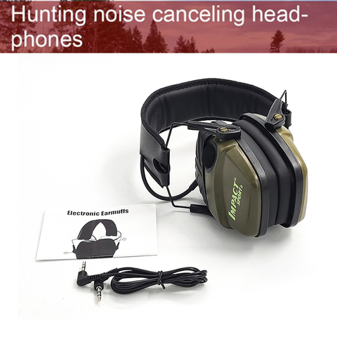 HOT Tactical Electronic Shooting Earmuff Outdoor Sports Anti-noise Headset Impact Sound Amplification Hearing Protective Headset ► Photo 1/6