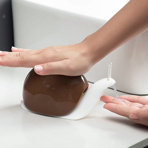 120ml Creative Snail Shape Soap Dispenser Cosmetics Bottles Bathroom Hand Sanitizer Shampoo Body Wash Lotion Bottle Bathroom ► Photo 1/6