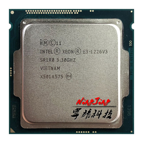 Intel Xeon E3-1226v3 E3-1226v3 3.3 GHz Quad-Core Quad-Thread CPU Processor L2=1M L3=8M 84W LGA 1150 ► Photo 1/1