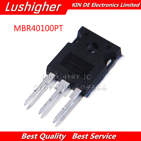 5pcs MBR40100PT TO-247 MBR40100 MBR40100PTG TO-3P 40A 100V Schottky Diode ► Photo 1/2