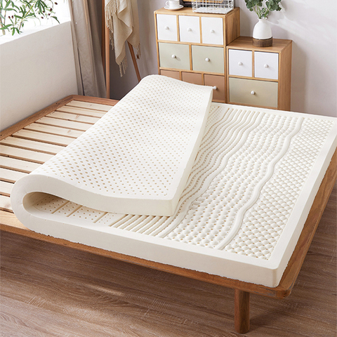 100% Natural Latex Mattress Tatami 95D Medium Soft Cervical Vertebra Massage Pressure Release Single Double Size Bed Mattress ► Photo 1/6