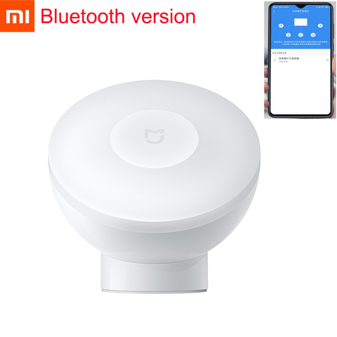 2022 XIAOMI Mijia Night Light 2 bluetooth version Adjustable Brightness Infrared Smart Human Body & light sensor for mijia app ► Photo 1/6