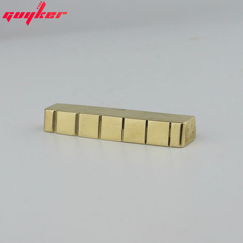 Solid Brass Slotted Guitar Nut 43mm For LP Guitars ► Photo 1/3