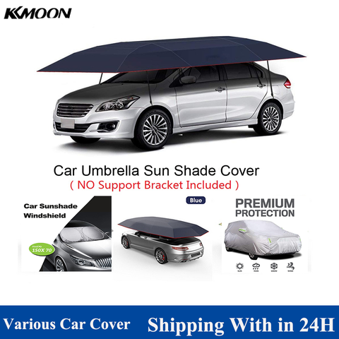 KKMOON 4.2*2.1M Portable Oxford Outdoor Car Vehicle Tent Car Umbrella Sun Shade Cover Cloth Polyester Cover Car Cover Only Cloth ► Photo 1/1