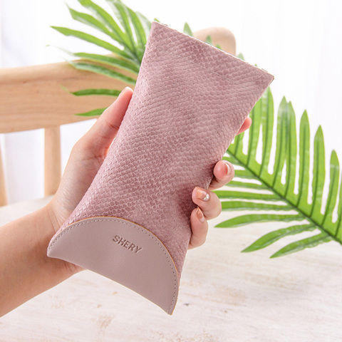 HOT Korean version of fresh and elegant glasses case women retro fashion glasses bag men portable sunglasses storage bag ► Photo 1/5