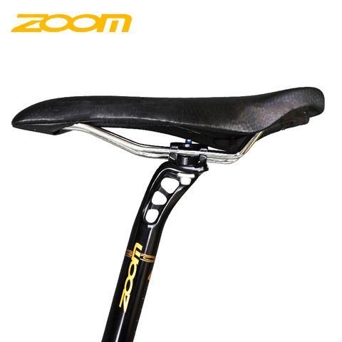 Zoom tija ajustable mtb seat post hollow canote alloy high end Flat alloy aluminum lock 27.2 250mm 300mm flat bike seatpost ► Photo 1/6