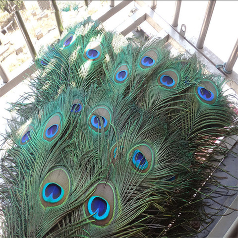 20 Pcs/Lot Top Quality Peacock Feathers for Decoration 25-32 CM Natural Peacock Feather Decor Diy Jewelry Handicraft Accessories ► Photo 1/6