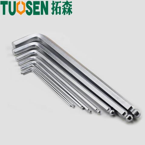 TUOSEN ALLEN BALL POINT END LONG ARM HEX KEY WRENCH METRIC ALLEN KEY  1.5~24mm ► Photo 1/6