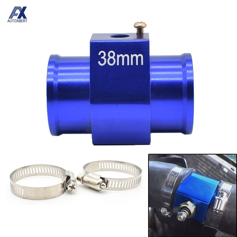 38mm Radiator Hose Joint Pipe Water Temp Temperature Gauge Adapter Aluminum Durable Clamps Suitable For 1/8 NPT Thread Connect ► Photo 1/6