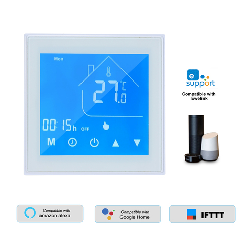 WiFi Smart Thermostat Temperature Controller LCD Display Week Programmable for Water Heating Ewelink Compatible with Alexa ► Photo 1/6