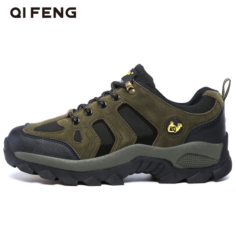 Men Women Hiking Shoes Rock Climbing Trekking Footwear Mountain Casual Sneaker Walking Wear Resisting Male Outdoor Footwear Warm ► Photo 1/6