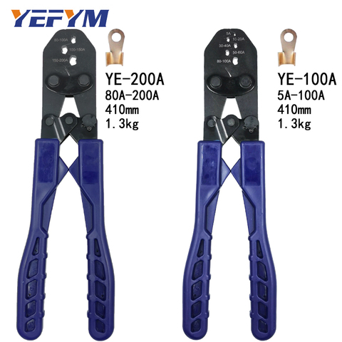 Crimping plier tools for OT opening terminal capacity 5A-200A wire high-strength alloy integrated molding electrician tools ► Photo 1/6