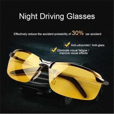 Aluminum Magnesium Photochromic Polarized Sunglasses Men Driving Glasses Day Night Vision Driver Goggles Oculos De Sol Masculino ► Photo 1/6