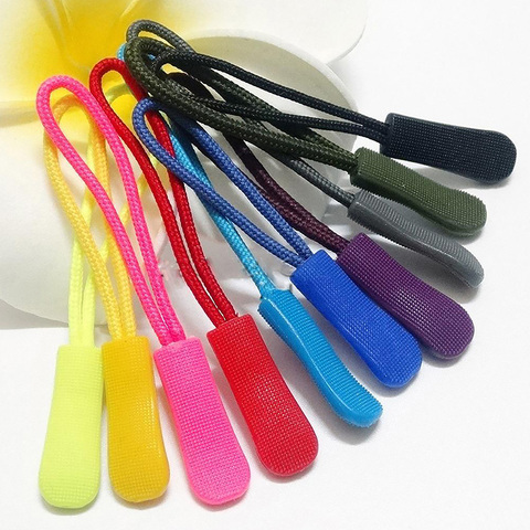 10pcs Zipper Pull Puller End Fit Rope Tag Replacement Clip Broken Buckle Fixer Zip Cord Bag Suitcase Tent Backpack Zipper Head ► Photo 1/6