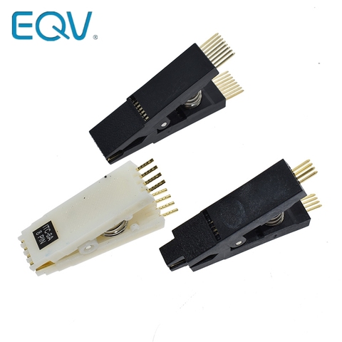 EQV Programmer Testing Clip SOP8 SOP16 SOP SOIC 8 16 SOIC8 SOIC16 DIP8 DIP 8 Pin IC Test Clamp ► Photo 1/6