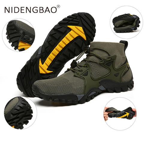 Hiking Shoes For Men Women Trekking Footwear Fashion Classic Water Shoes Brand Men Sneakers Outdoor Male Hiking Boots Work Shoes ► Photo 1/6