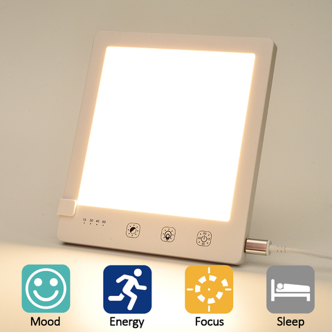 Light Therapy Lamp, Miroco UV Free 10000 Lux Brightness, Timer Function, Touch Control, Standing Bracket, for Home/Office Use ► Photo 1/6