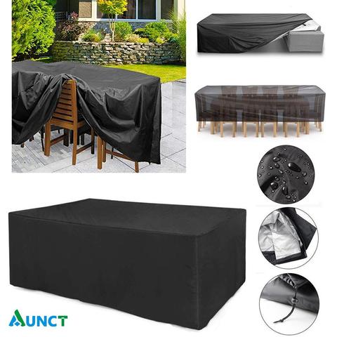 36 sizes Oxford Cloth Furniture Dustproof Cover For Rattan Table Cube Chair Sofa Waterproof Rain Garden Patio Protective Cover ► Photo 1/6