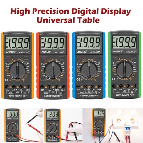 Professional Multimeter Digital Multimeter Tester Manual Range Voltage Meter True RMS Transistor Tester Electrician Tool ► Photo 1/6