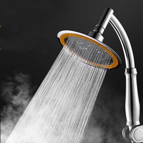 4/6 Inch Adjustable 2 Mode ABS Bathroom Shower Head Ultra-Thin Large Rainfall Shower Head High Pressure Hand Held Shower head ► Photo 1/6