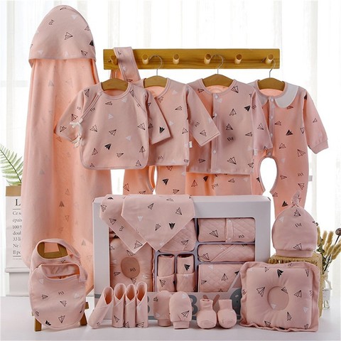 18/22 Pieces Newborn Clothes Baby Gift Pure Cotton Baby Set 0-12 Months Autumn And Winter Kids Clothes Suit Unisex With Box ► Photo 1/6