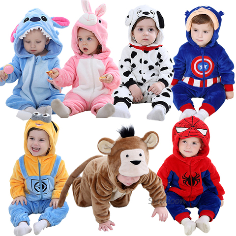 Buy Online Baby Rompers Boy Girl Clothes New Born Baby Costume Jumpsuits Infant Onesies Winter Stich Pajamas Roupas De Bebe Recem Nascido Alitools