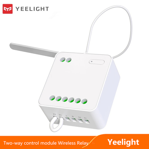 Yeelight Two-way control module dual control Wireless Relay Controller 2 channels smart switch Work For xiaomi Mijia APP mihome ► Photo 1/6