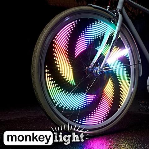 3D Bicycle Spoke LED Lights Illuminate the Streets Fancy LED Colorful Bike Wheels Light ► Photo 1/6