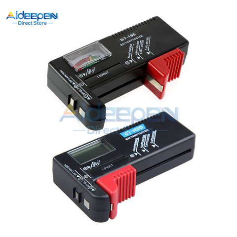 Universal BT168D LED/Pointer Digital Battery Capacity Tester Battery Tester For 9V 1.5V AA AAA Cell ► Photo 1/6